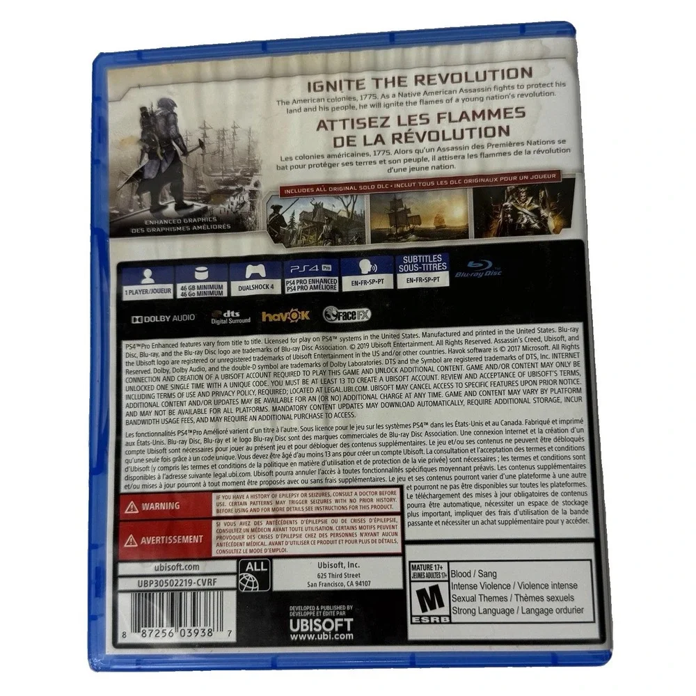 Assassin's Creed III: Remastered - Sony PlayStation 4 Tested
